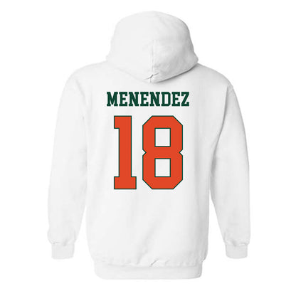 Miami - NCAA Baseball : Frank Menendez - Classic Shersey Hooded Sweatshirt-1