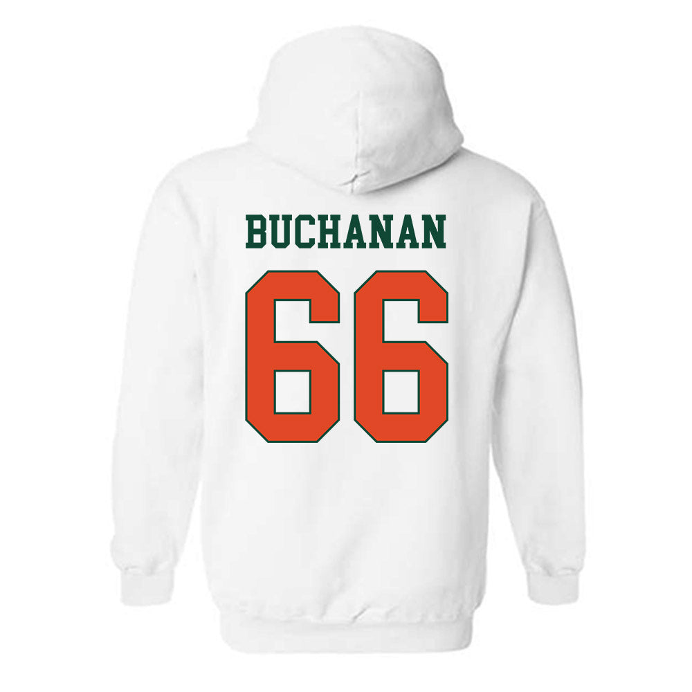 Miami - NCAA Football : Max Buchanan - Classic Shersey Hooded Sweatshirt-1