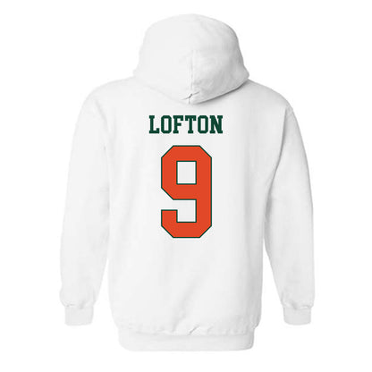 Miami - NCAA Football : Elija Lofton - Classic Shersey Hooded Sweatshirt-1