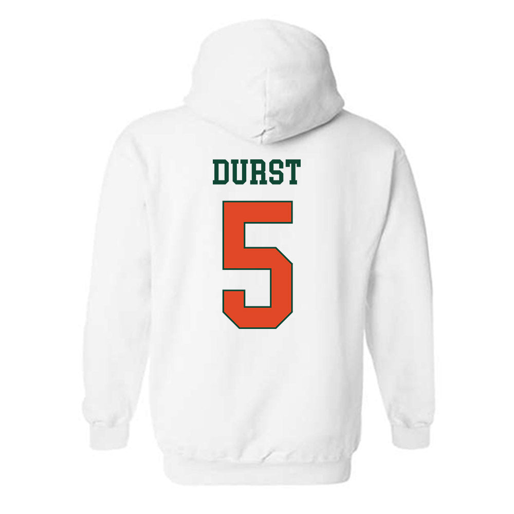 Miami - NCAA Women's Volleyball : Olivia Durst - Classic Shersey Hooded Sweatshirt-1