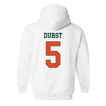 Miami - NCAA Women's Volleyball : Olivia Durst - Classic Shersey Hooded Sweatshirt-1