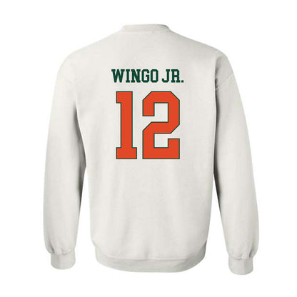 Miami - NCAA Football : Somourian Wingo Jr. - Classic Shersey Crewneck Sweatshirt-1