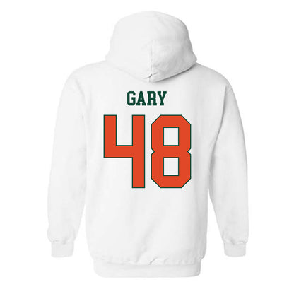 Miami - NCAA Baseball : Bennett Gary - Classic Shersey Hooded Sweatshirt-1