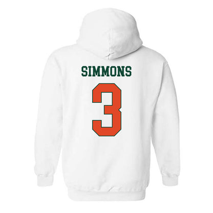Miami - NCAA Women's Soccer : Noelle Simmons - Classic Shersey Hooded Sweatshirt-1