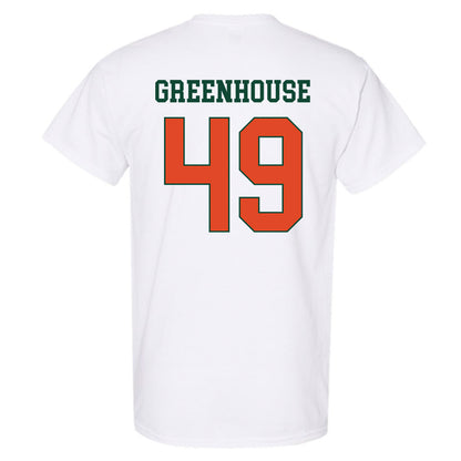 Miami - NCAA Baseball : Mason Greenhouse - Classic Shersey T-Shirt-1
