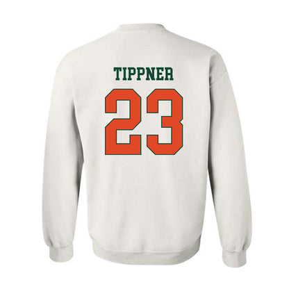 Miami - NCAA Women's Basketball : Meredith Tippner - Classic Shersey Crewneck Sweatshirt-1