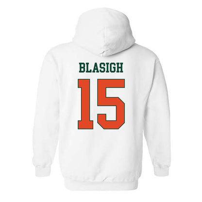 Miami - NCAA Women's Basketball : Vittoria Blasigh - Classic Shersey Hooded Sweatshirt-1