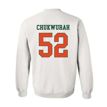 Miami - NCAA Football : Isaac Chukwurah - Classic Shersey Crewneck Sweatshirt-1