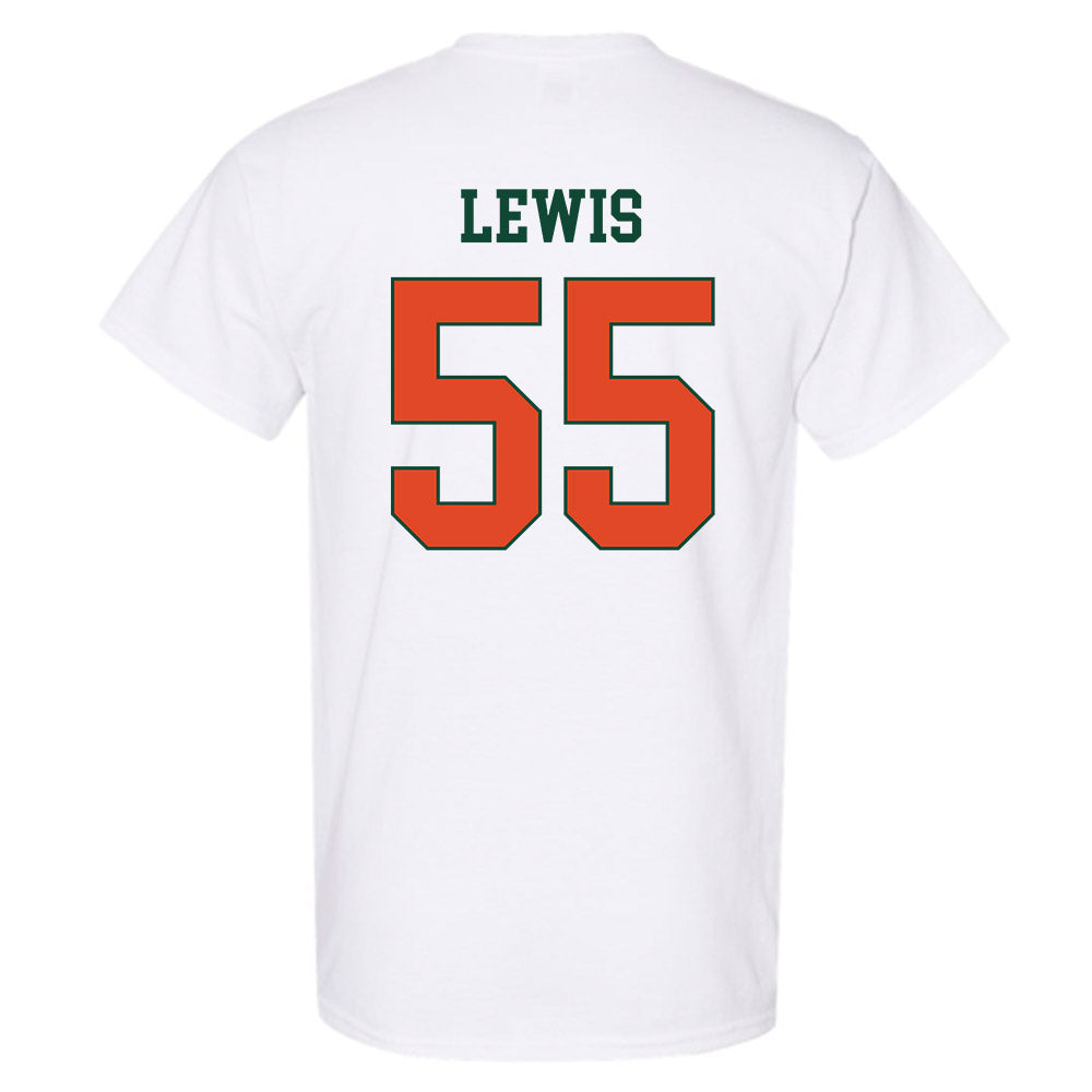 Miami - NCAA Men's Basketball : Acaden Lewis - Classic Shersey T-Shirt-1
