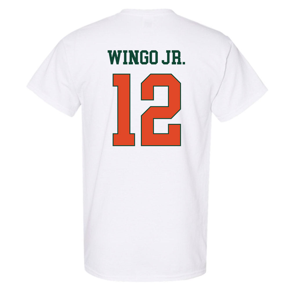 Miami - NCAA Football : Somourian Wingo Jr. - Classic Shersey T-Shirt-1