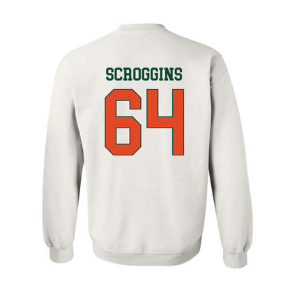 Miami - NCAA Football : Ralph Scroggins - Classic Shersey Crewneck Sweatshirt-1