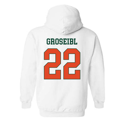 Miami - NCAA Women's Soccer : Sara Groseibl - Classic Shersey Hooded Sweatshirt-1