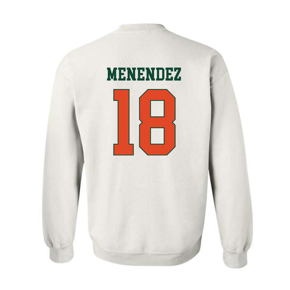 Miami - NCAA Baseball : Frank Menendez - Classic Shersey Crewneck Sweatshirt-1