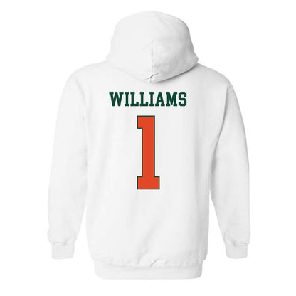 Miami - NCAA Women's Basketball : Cameron Williams - Classic Shersey Hooded Sweatshirt-1