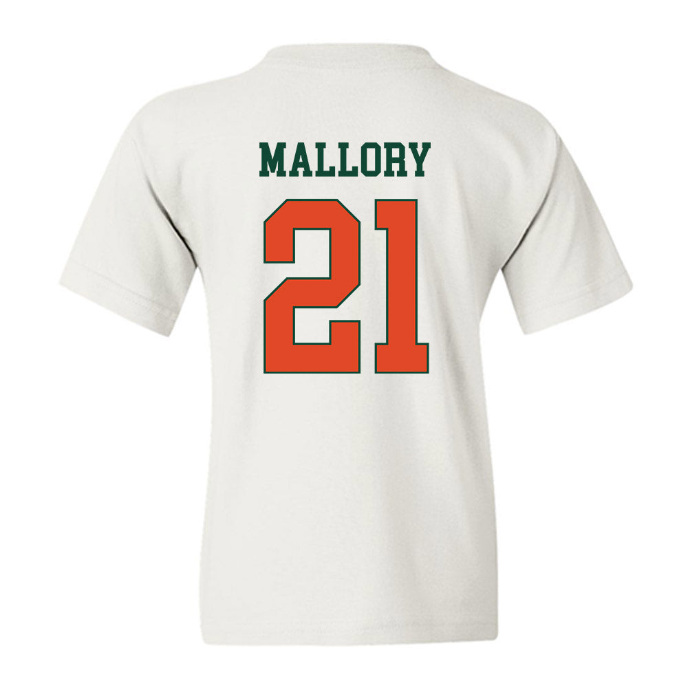 Miami - NCAA Football : Javian Mallory - Classic Shersey Youth T-Shirt-1