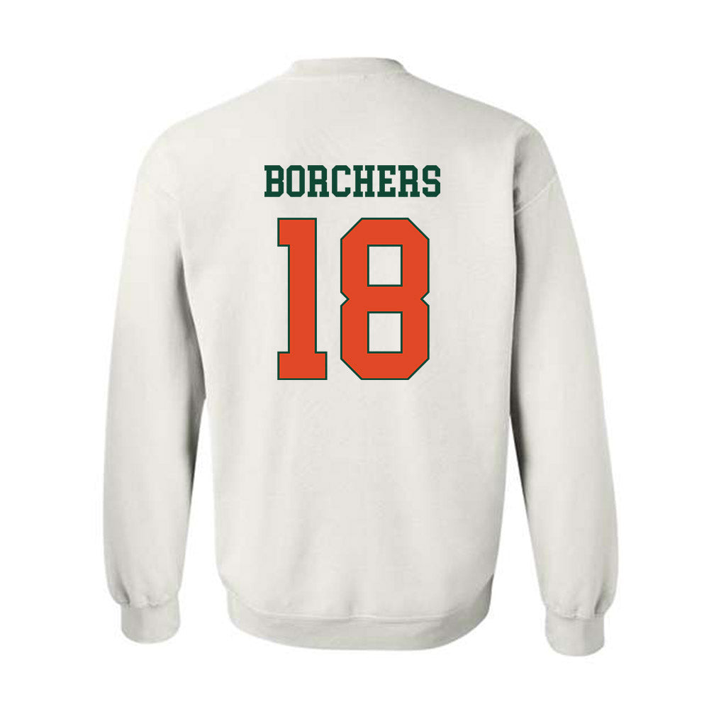 Miami - NCAA Football : Joe Borchers - Classic Shersey Crewneck Sweatshirt-1