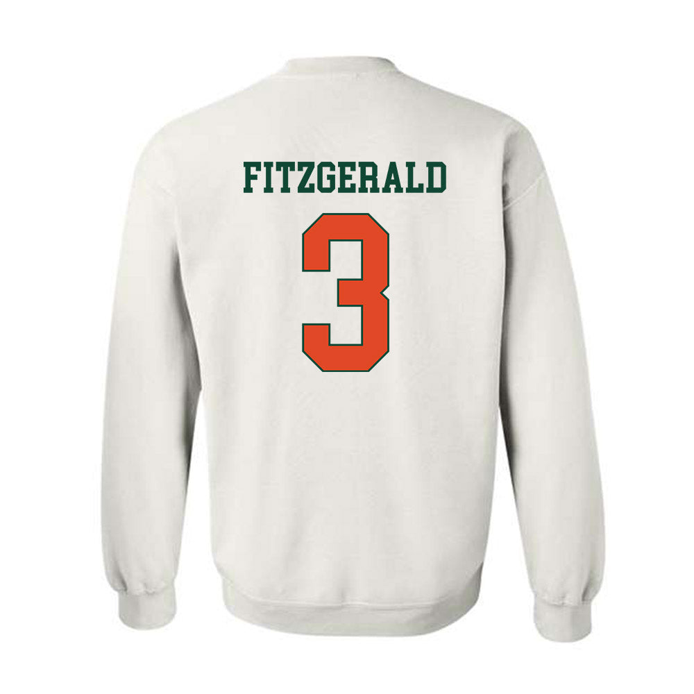 Miami - NCAA Football : Bryce Fitzgerald - Classic Shersey Crewneck Sweatshirt-1