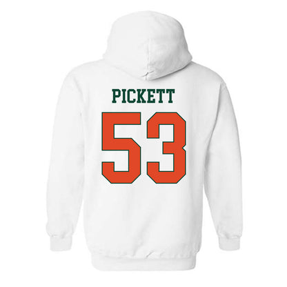 Miami - NCAA Football : Canon Pickett - Classic Shersey Hooded Sweatshirt-1