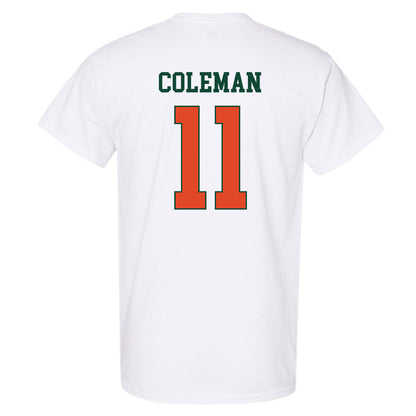 Miami - NCAA Football : Dereon Coleman - Classic Shersey T-Shirt-1