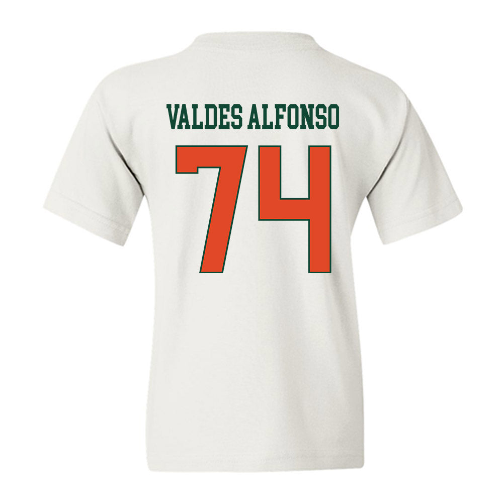 Miami - NCAA Football : Yerovi Valdes Alfonso - Classic Shersey Youth T-Shirt-1