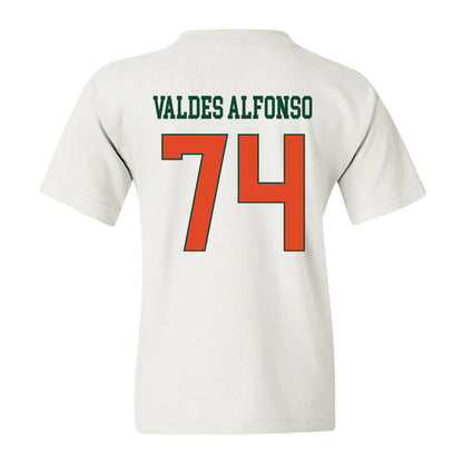 Miami - NCAA Football : Yerovi Valdes Alfonso - Classic Shersey Youth T-Shirt-1