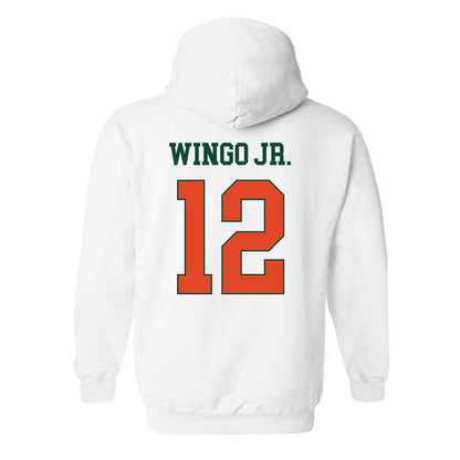 Miami - NCAA Football : Somourian Wingo Jr. - Classic Shersey Hooded Sweatshirt-1