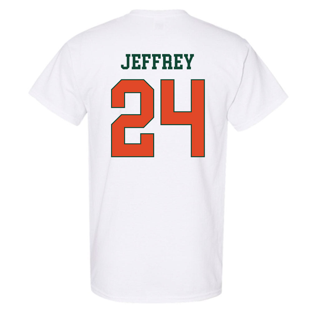 Miami - NCAA Baseball : Donavan Jeffrey - Classic Shersey T-Shirt-1