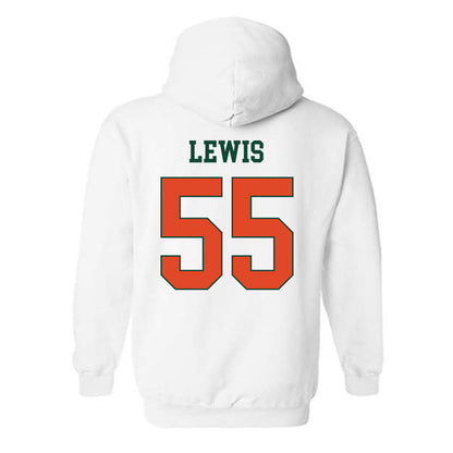 Miami - NCAA Men's Basketball : Acaden Lewis - Classic Shersey Hooded Sweatshirt-1