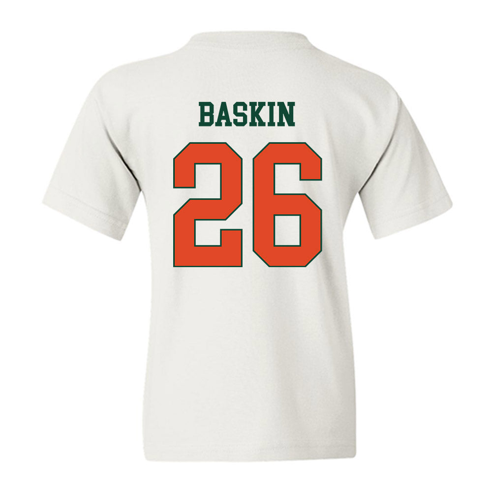 Miami - NCAA Women's Volleyball : Simone Baskin - Classic Shersey Youth T-Shirt-1