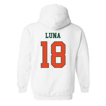 Miami - NCAA Football : Riply Luna - Classic Shersey Hooded Sweatshirt-1