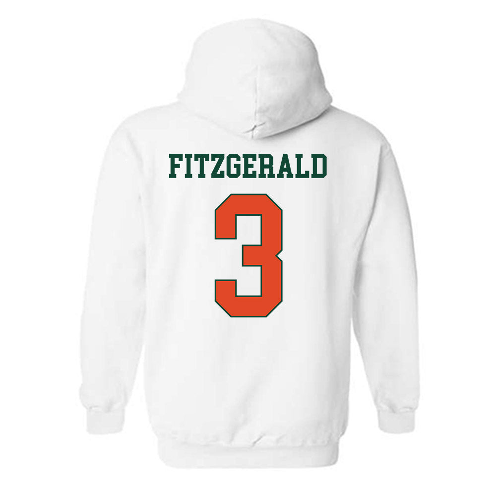 Miami - NCAA Football : Bryce Fitzgerald - Classic Shersey Hooded Sweatshirt-1