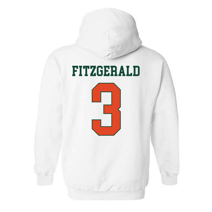 Miami - NCAA Football : Bryce Fitzgerald - Classic Shersey Hooded Sweatshirt-1