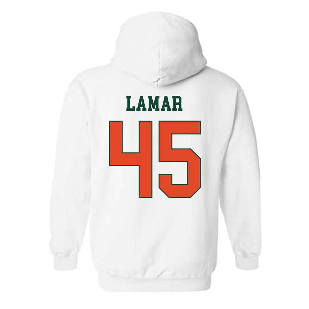Miami - NCAA Football : Braylon Lamar - Classic Shersey Hooded Sweatshirt-1