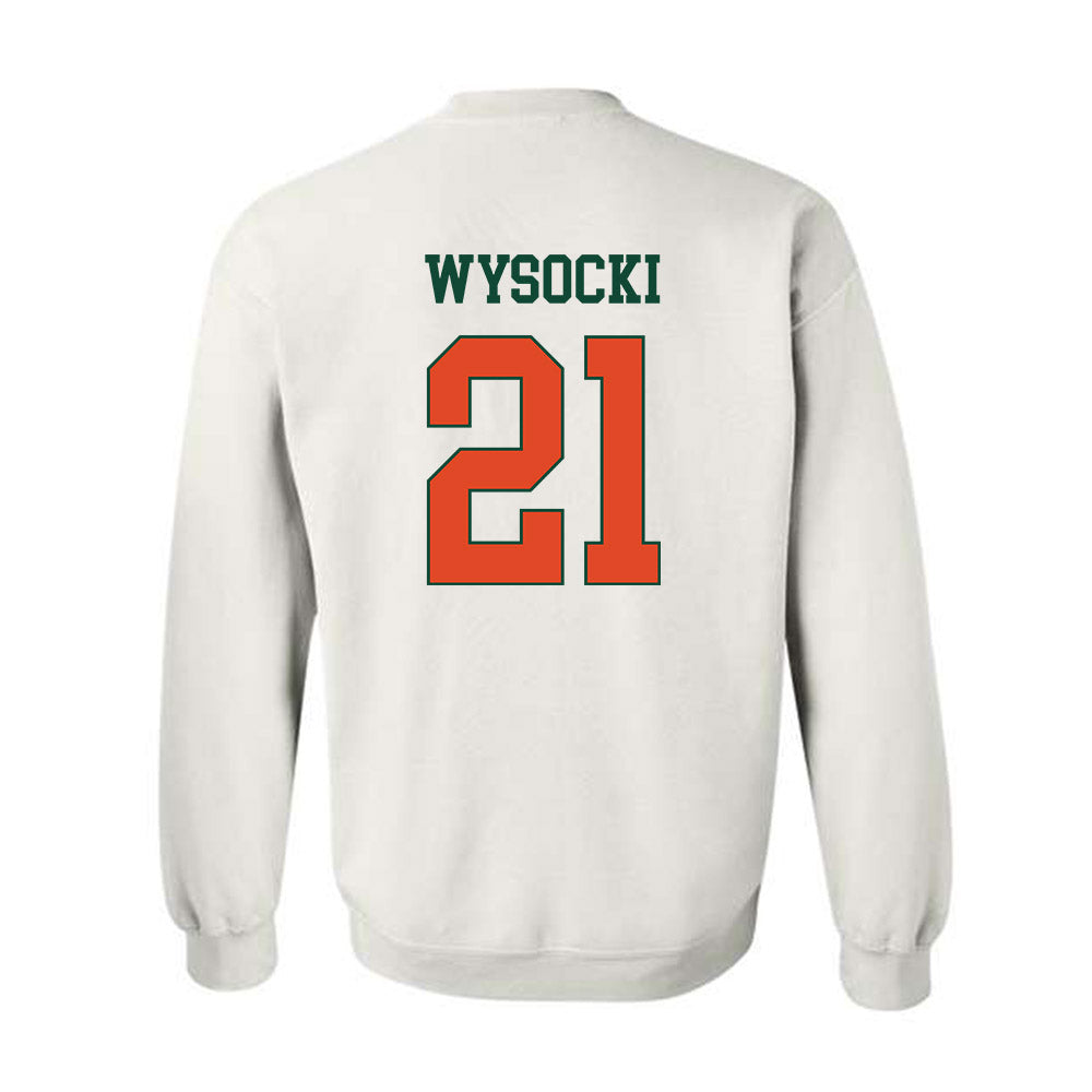 Miami - NCAA Women's Soccer : Carlie Wysocki - Classic Shersey Crewneck Sweatshirt-1