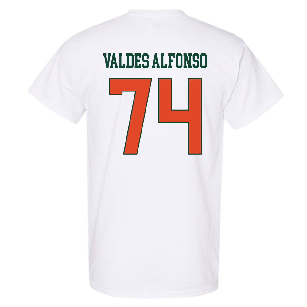 Miami - NCAA Football : Yerovi Valdes Alfonso - Classic Shersey T-Shirt-1