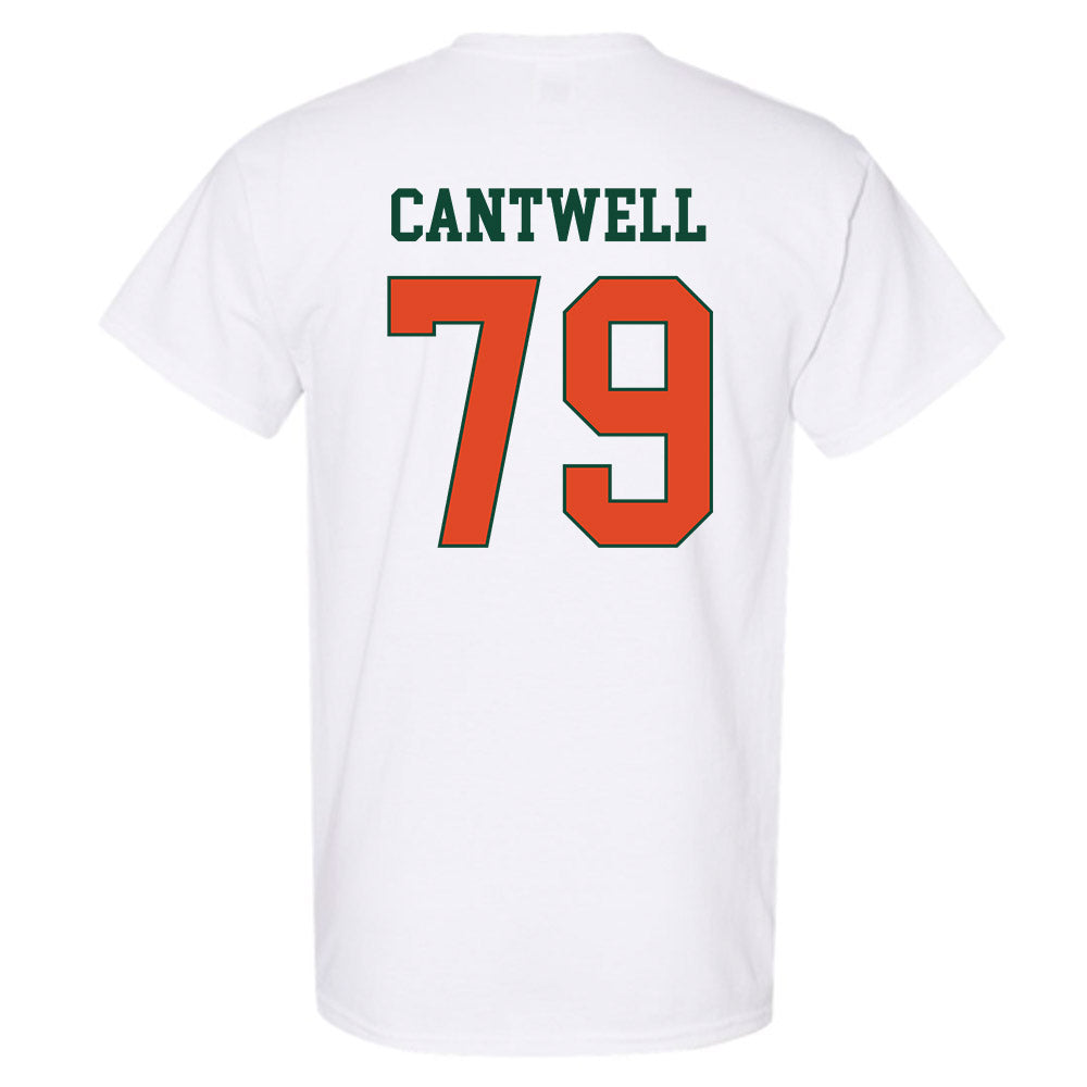 Miami - NCAA Football : Jackson Cantwell - Classic Shersey T-Shirt-1
