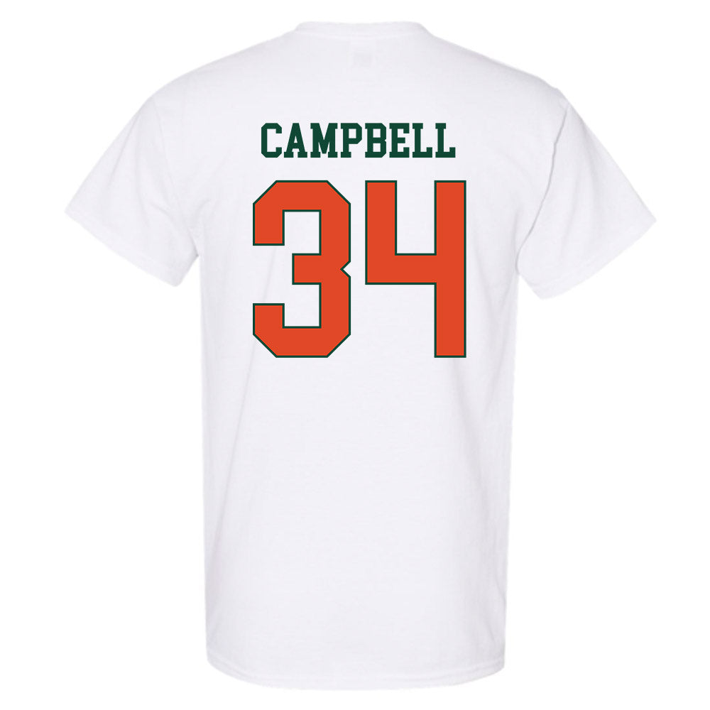 Miami - NCAA Football : Jordan Campbell - Classic Shersey T-Shirt-1