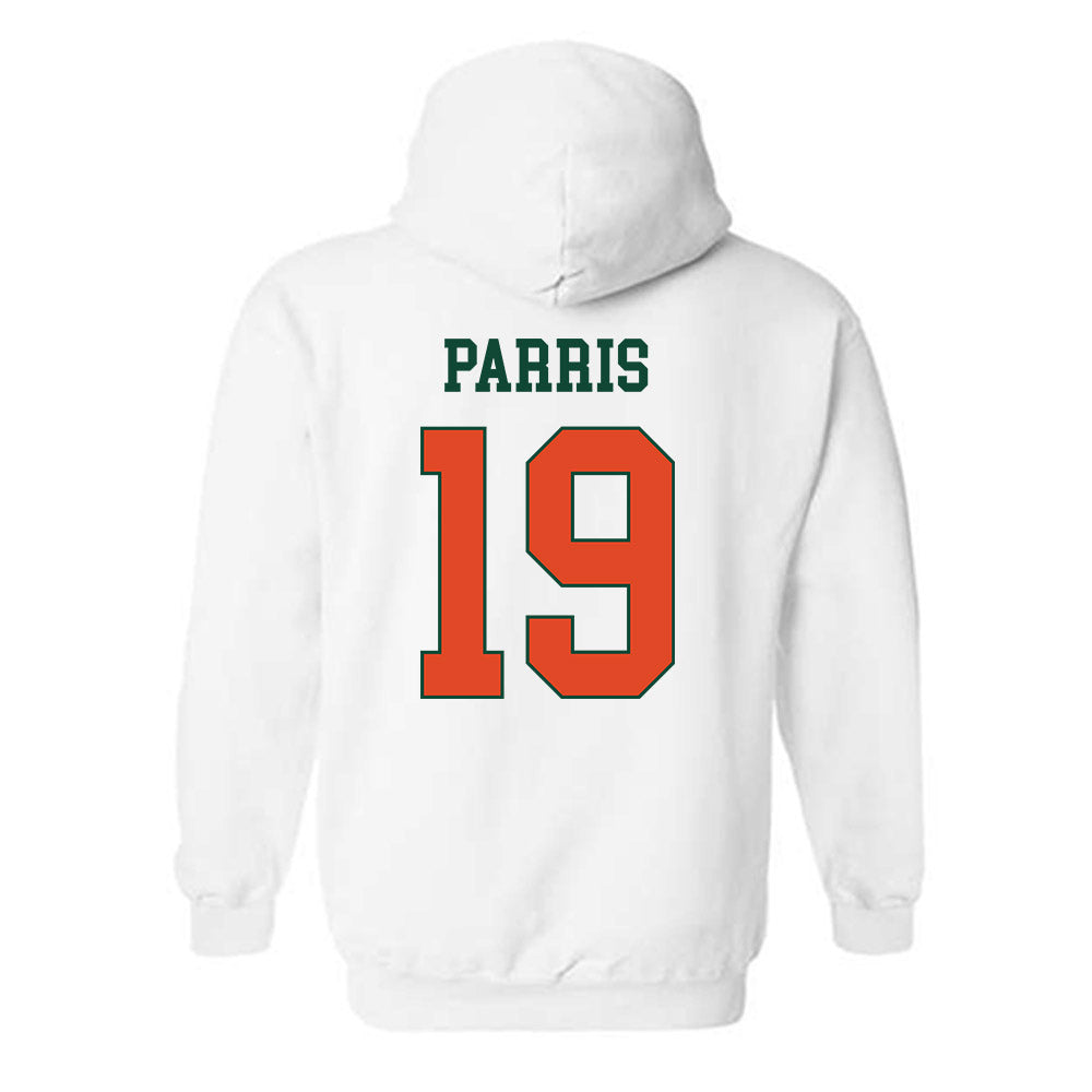 Miami - NCAA Football : Milan Parris - Classic Shersey Hooded Sweatshirt-1