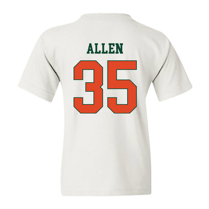 Miami - NCAA Men's Basketball : Dante Allen - Classic Shersey Youth T-Shirt-1