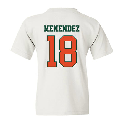 Miami - NCAA Baseball : Frank Menendez - Classic Shersey Youth T-Shirt-1
