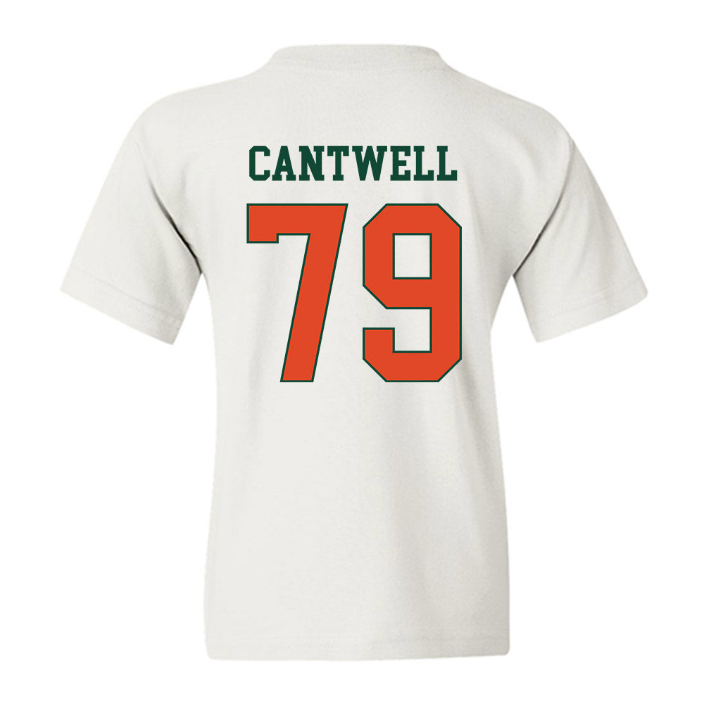 Miami - NCAA Football : Jackson Cantwell - Classic Shersey Youth T-Shirt-1