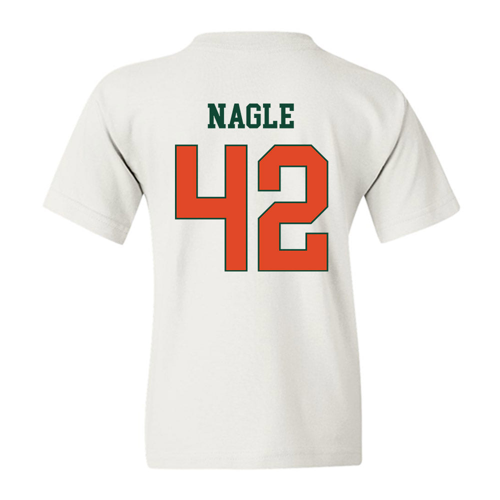 Miami - NCAA Football : Logan Nagle - Classic Shersey Youth T-Shirt-1