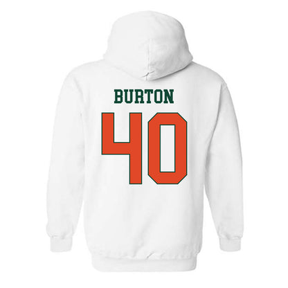 Miami - NCAA Football : Brennan Burton - Classic Shersey Hooded Sweatshirt-1