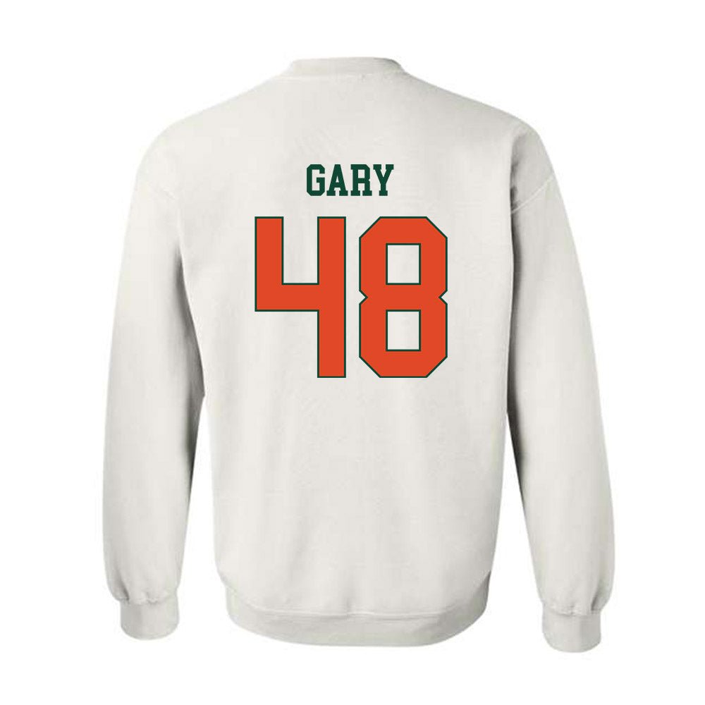 Miami - NCAA Baseball : Bennett Gary - Classic Shersey Crewneck Sweatshirt-1