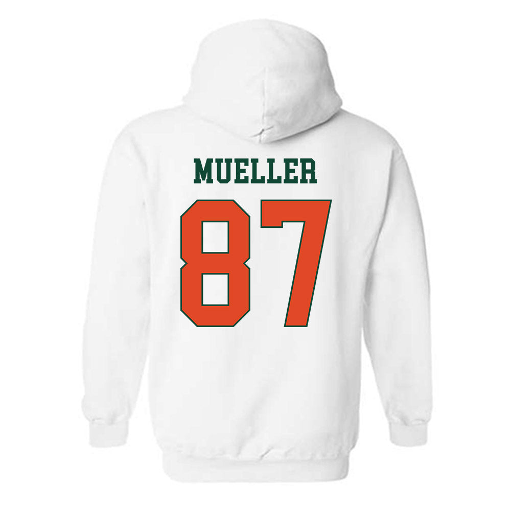 Miami - NCAA Football : Gavin Mueller - Classic Shersey Hooded Sweatshirt-1