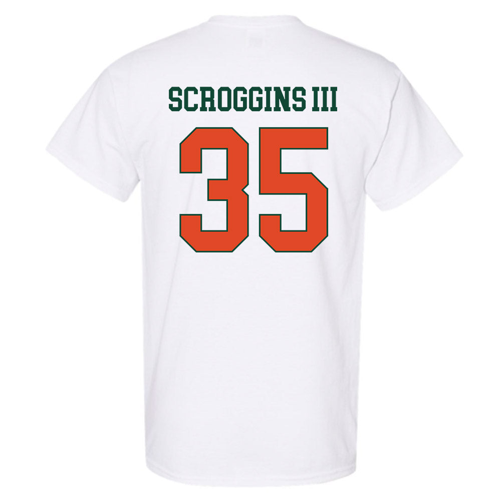 Miami - NCAA Football : Herbert Scroggins III - Classic Shersey T-Shirt-1
