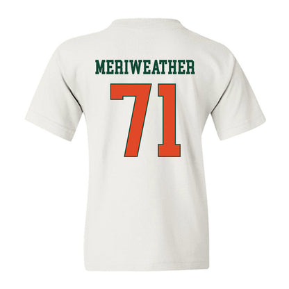 Miami - NCAA Football : Jamal Meriweather - Classic Shersey Youth T-Shirt-1