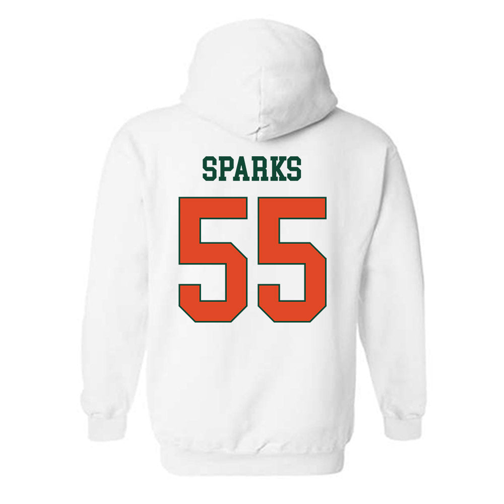 Miami - NCAA Football : JJ Sparks - Classic Shersey Hooded Sweatshirt-1