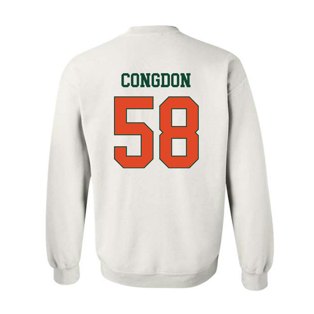 Miami - NCAA Football : Ben Congdon - Classic Shersey Crewneck Sweatshirt-1