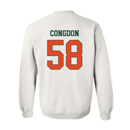 Miami - NCAA Football : Ben Congdon - Classic Shersey Crewneck Sweatshirt-1